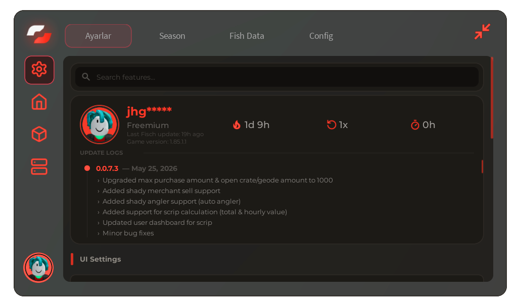 Zenith UI preview